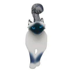 Erstwilder Lena The Blue Eyed Birman Cat Brooch* Brooches