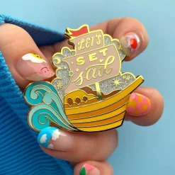 Erstwilder Let'S Set Sail Enamel Pin* Enamel Pins