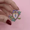 Erstwilder Lock And Key Enamel Pin* Enamel Pins