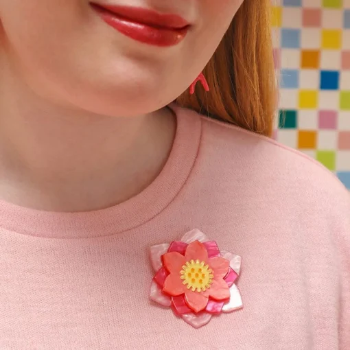 Erstwilder Lotus Rising Brooch* Brooches