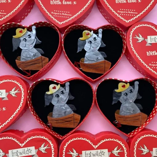 Erstwilder Love Boat Brooch* Brooches