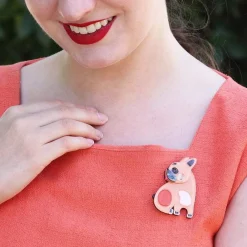 Erstwilder Luce The French Bulldog Brooch* Brooches