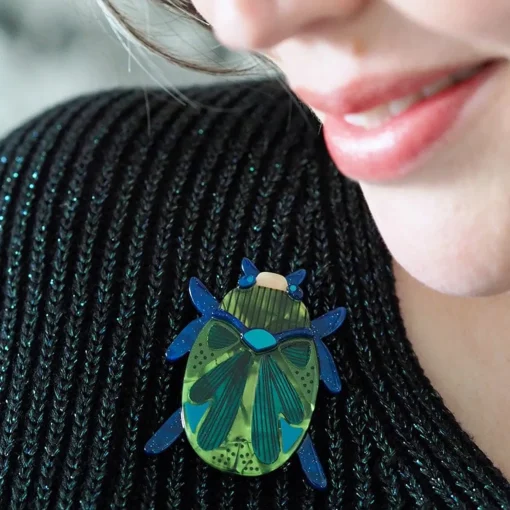 Erstwilder Luck Of The Beetle Brooch* Brooches