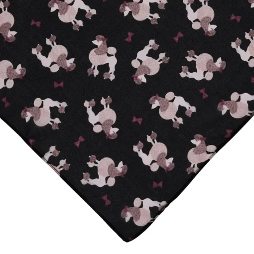Erstwilder Madame Caniche Head Scarf - Black* Scarves