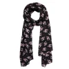 Erstwilder Madame Caniche Large Neck Scarf - Black* Scarves