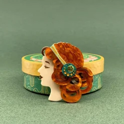 Erstwilder Mademoiselle Bernhardt Brooch* Brooches