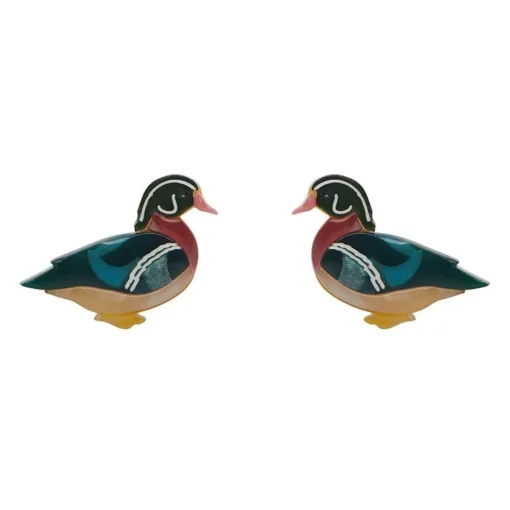 Erstwilder Mallard Ballard Stud Earrings* Earrings
