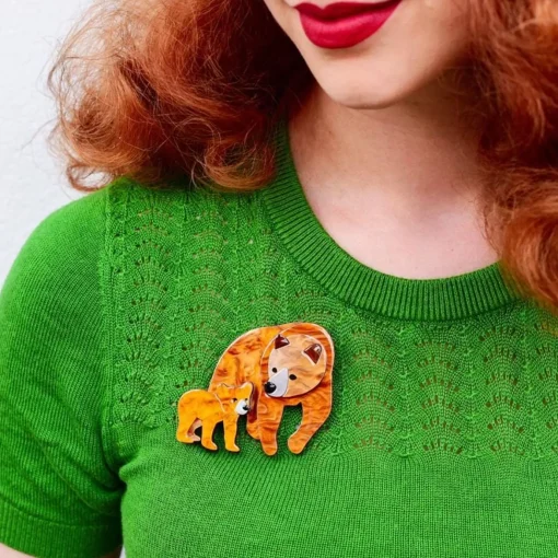 Erstwilder Mama Bear Brooch* Brooches