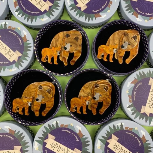 Erstwilder Mama Bear Brooch* Brooches
