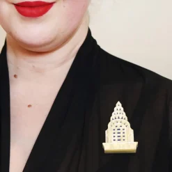 Erstwilder Manhattan Monument Brooch* Brooches