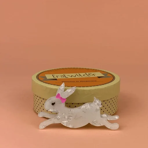Erstwilder Marshmallow Rabbit Brooch* Brooches