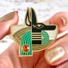Erstwilder Master Of Secrets Anubis Enamel Pin* Enamel Pins