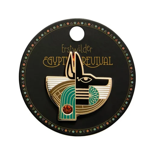 Erstwilder Master Of Secrets Anubis Enamel Pin* Enamel Pins