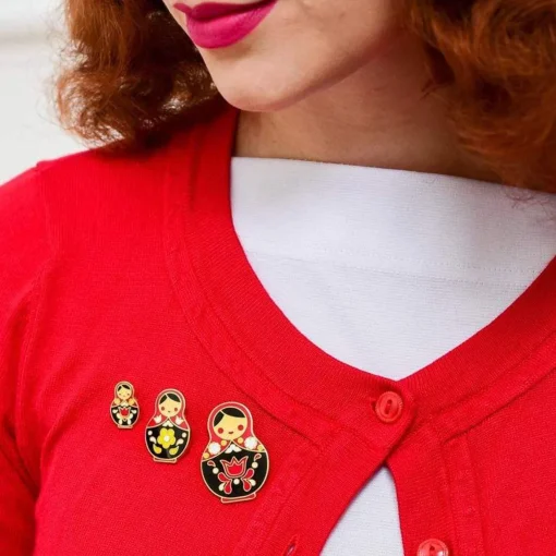 Erstwilder Matryoshka Memories Large Enamel Pin* Enamel Pins