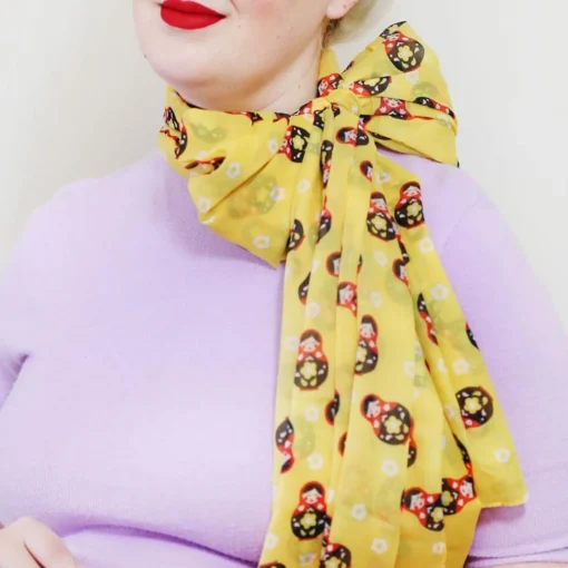 Erstwilder Matryoshka Memories Neck Large Neck Scarf* Scarves