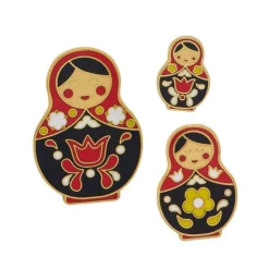 Erstwilder Matryoshka Memories Small Enamel Pin* Enamel Pins