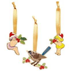 Erstwilder May Gibbs Christmas Tree Ornament Pack - 3 Piece* Tree Ornaments