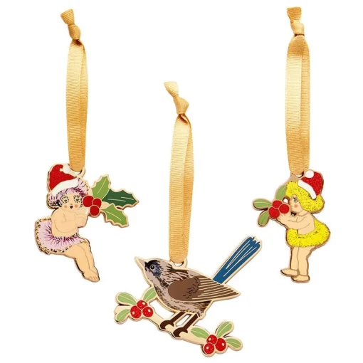Erstwilder May Gibbs Christmas Tree Ornament Pack - 3 Piece* Tree Ornaments