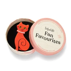 Erstwilder Meow At Midnight Brooch* Brooches