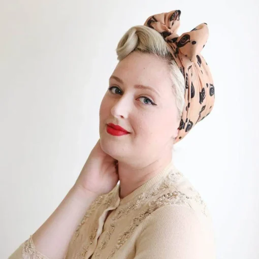 Erstwilder Meow At Midnight Head Scarf* Scarves