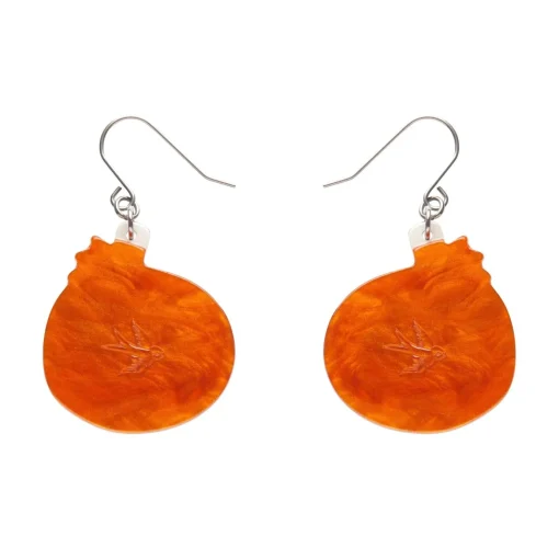 Erstwilder Midnight Magic Pumpkin Drop Earrings* Earrings