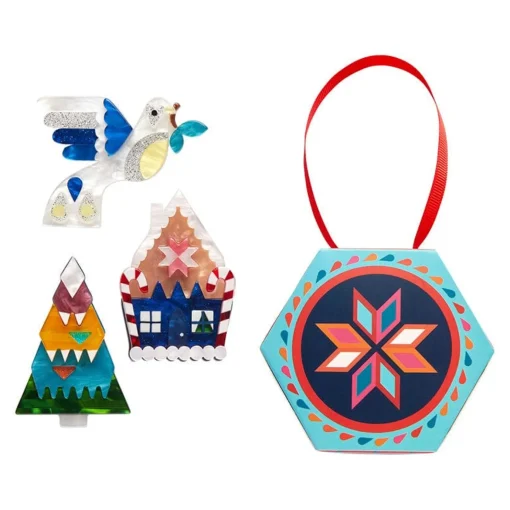 Erstwilder Modern Holiday Mystery Mini Brooch - 3 Pack* Brooches