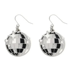 Erstwilder Mosaic Mirror Enamel Drop Earrings* Enamel Earrings