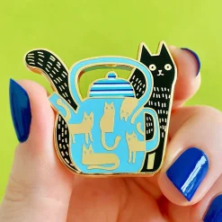 Erstwilder Mouse Tea Enamel Pin* Enamel Pins