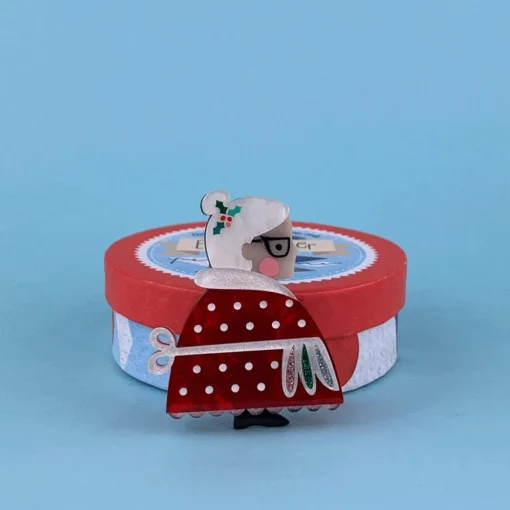 Erstwilder Mrs. Clause Brooch* Brooches