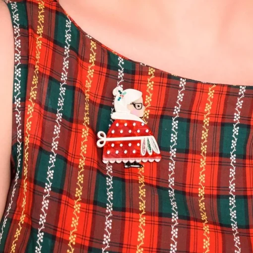 Erstwilder Mrs. Clause Brooch* Brooches