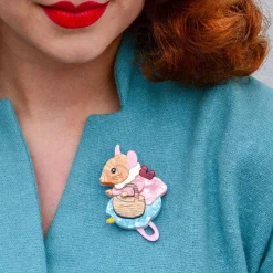 Erstwilder Mrs. Tittlemouse Brooch* Brooches