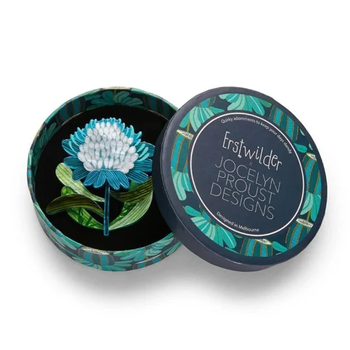 Erstwilder Mythical Blue Waratah Brooch* Brooches