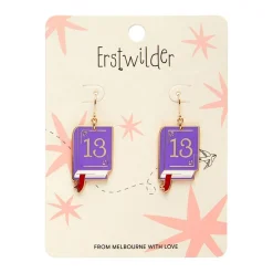 Erstwilder Next Chapter Enamel Drop Earrings* Enamel Earrings