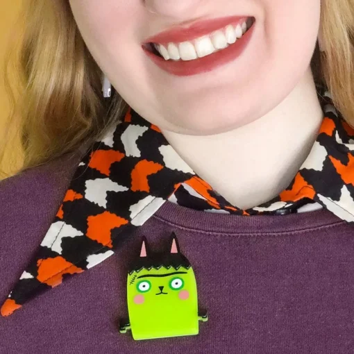 Erstwilder Night Of The Living Cat Brooch* Brooches
