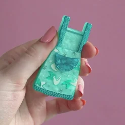 Erstwilder No Strings Attached Brooch - Teal* Brooches