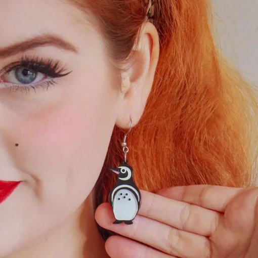 Erstwilder Northside Wanderer Penguin Earrings* Earrings