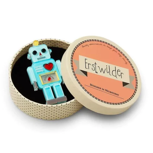 Erstwilder Nuts And Bolts Robot Brooch* Brooches