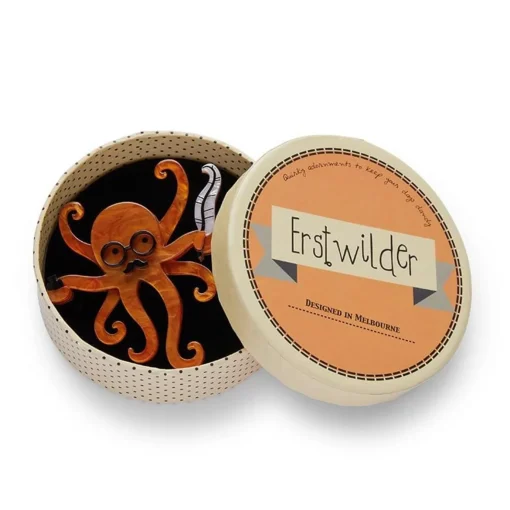 Erstwilder Octavious The Octo-Scribe Brooch* Brooches