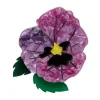 Erstwilder On Sleeping Eyelids Pansy Brooch* Brooches