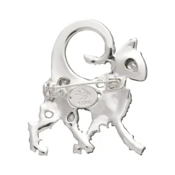 Erstwilder On The Prowl Cat Stone Set Crystal Brooch* Brooches