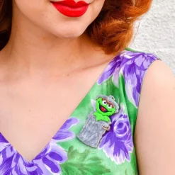 Erstwilder Oscar The Grouch Brooch* Brooches