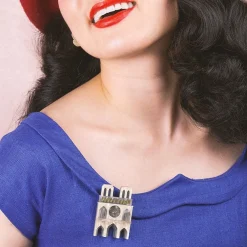 Erstwilder Our Lady Of Paris Brooch* Brooches