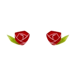 Erstwilder Painted Rose Earrings* Earrings