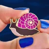 Erstwilder Painted Shell Enamel Pin* Enamel Pins
