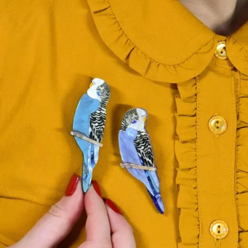 Erstwilder Pair O' Keets Brooch Set* Brooches