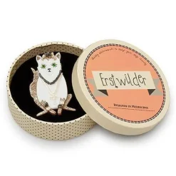 Erstwilder Papa Don'T Preach Cat Brooch* Brooches