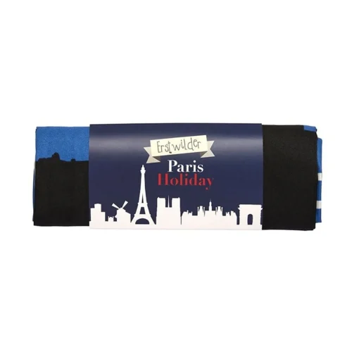 Erstwilder Paris Skyline Square Scarf - Blue* Scarves