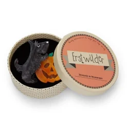 Erstwilder Patch The Pumpkin Pup Brooch* Brooches