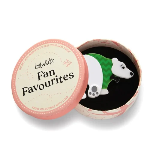 Erstwilder Paulo The Polar Bear Brooch* Brooches