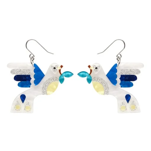 Erstwilder Peace & Love Drop Earrings* Earrings